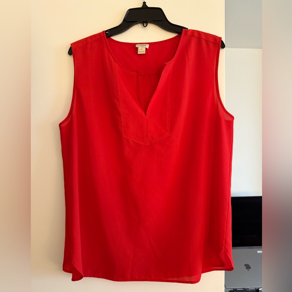 EUC J Crew sleeveless blouse